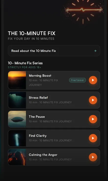 The 10 Minute Fix